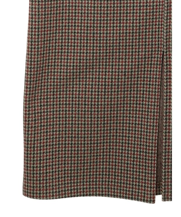 earth music&ecology 圧縮ニットＺＩＰジャンスカ Gunclub Check