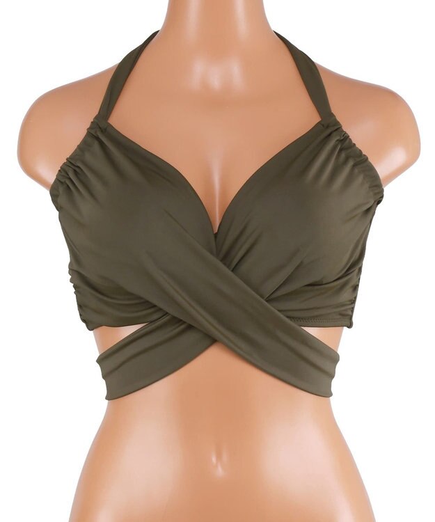 San-ai Resort（三愛水着楽園） 【上下別売り】ワコール定番商品カップ使用GHIカップの大きなお胸に対応【グラマラスフィット】ワイヤーブラ 　11EF・13GHI【San-ai Resort（サンアイリゾート）】 カーキ