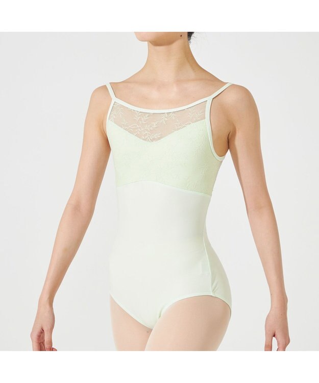 Chacott キャミソールレオタード リーフグリーン