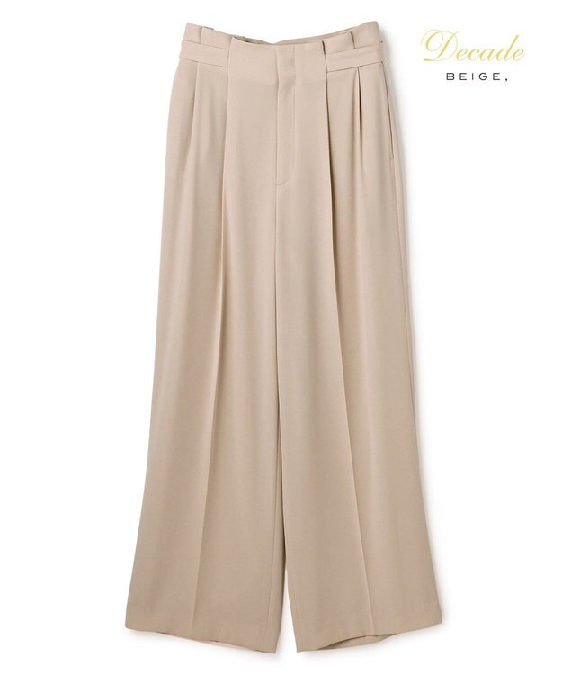 BEIGE， 【セットアップ対応】CINDY / ハイウエストパンツ Taupe