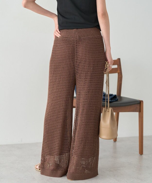 AMERICAN HOLIC メッシュパンツ Brown