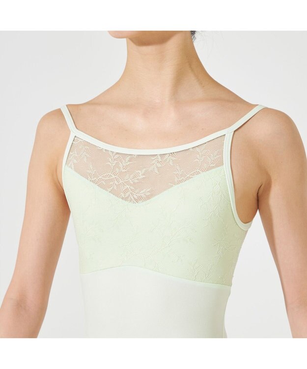 Chacott キャミソールレオタード リーフグリーン