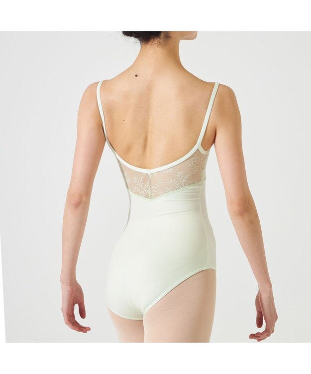 Chacott キャミソールレオタード リーフグリーン