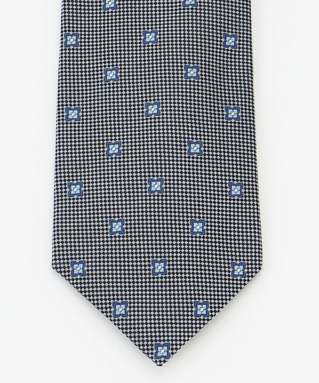 J.PRESS MEN 【VINTAGE JACQUARD COLLECTION】小紋柄 ネクタイ グレー系8