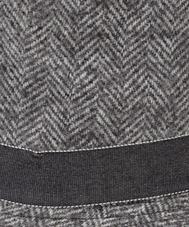 JOSEPH ABBOUD 【サイズ調整可】アルパカリングヘリンボーン ハット ライトグレー系7