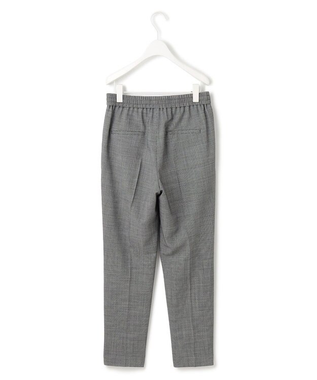 ICB 【UVカット・洗える】ウール2WAYストレッチ ドロストパンツ 無地柄系