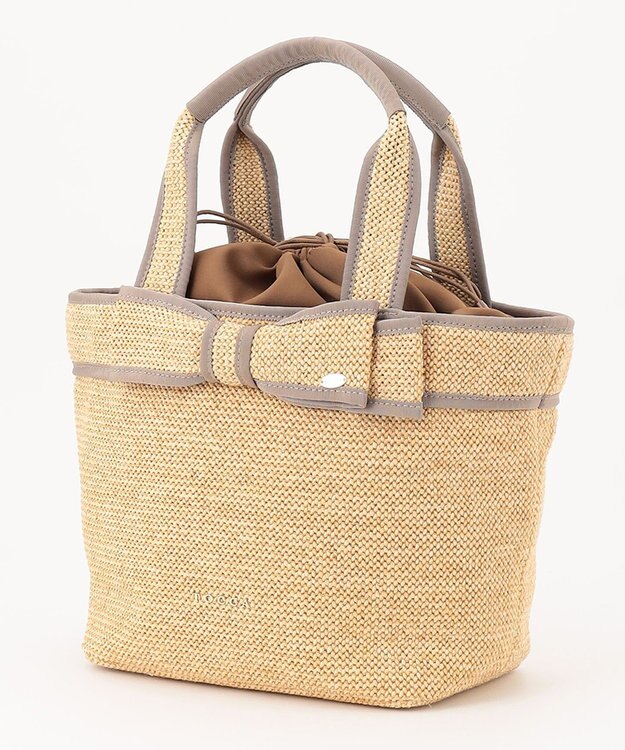 TOCCA RIBBON BASKET かごバッグ ベージュ系