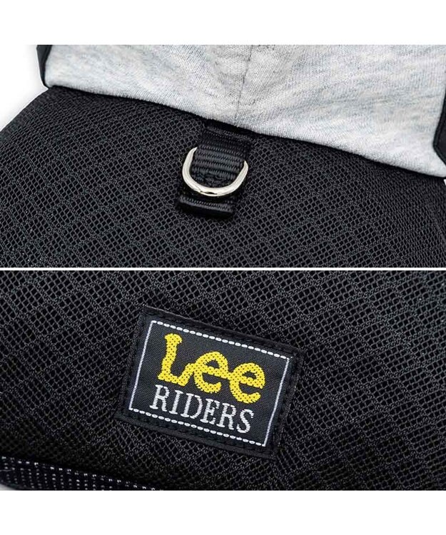 PET PARADISE Lee フード付き メッシュハーネス ＳＳ ブラック