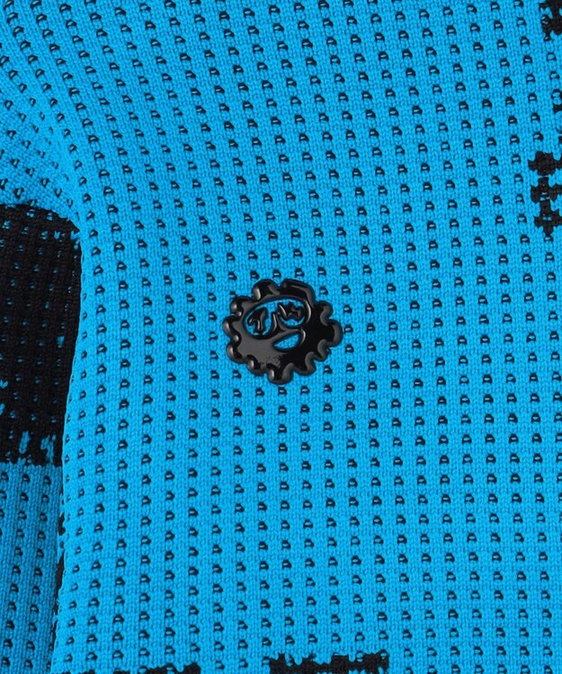 PW CIRCULUS 【MEN】Spark dot camouflage 軽量ニット ゴルフ ブルー系5