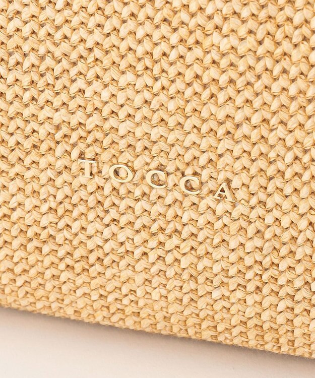 TOCCA RIBBON BASKET かごバッグ ベージュ系