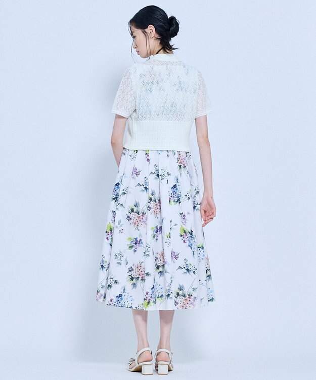 TOCCA 【星風まどかさん着用】SPIDER LACE KNIT レースニットカーディガン アイボリー系