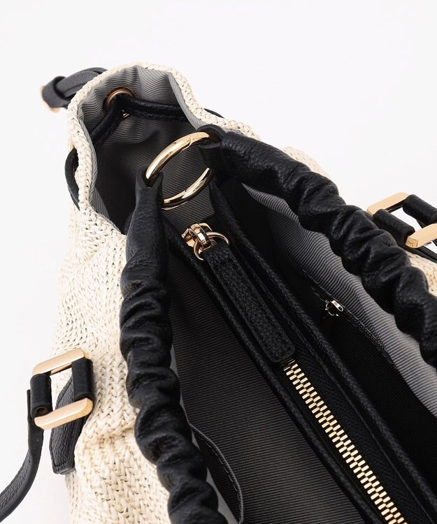 LA BAGAGERIE シャーリング2WAYサマーバッグ アイボリー