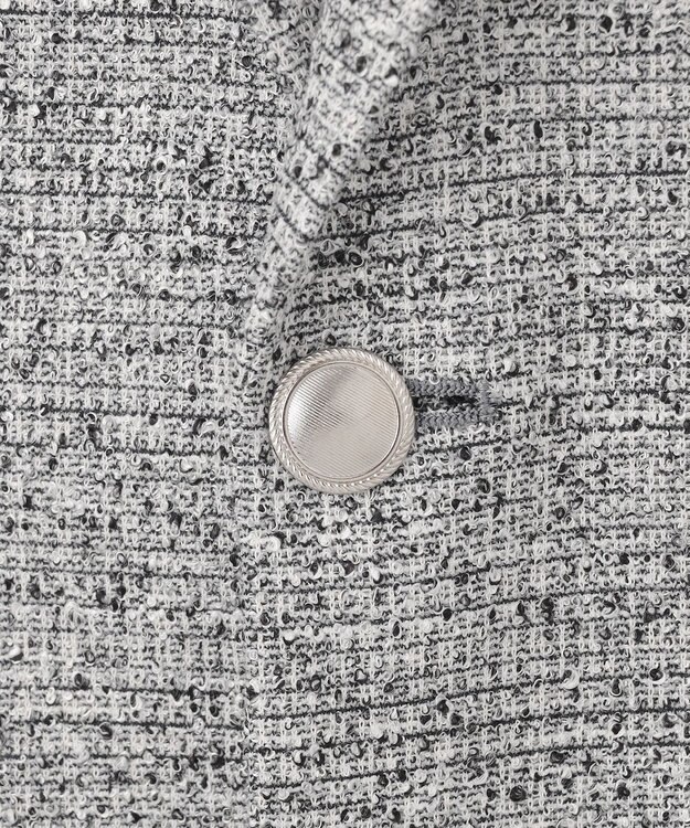 JOSEPH HOMME 【HIGH GRADE LINE】ノットインレイツイード　ジャケット ライトグレー系