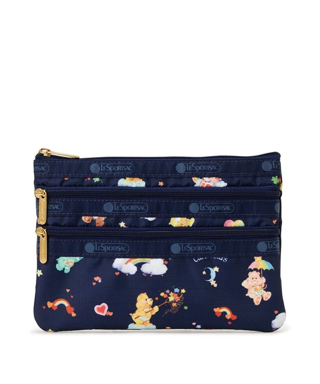 LeSportsac 3ZIP COSMETIC/ケアベアドリームズネイビー ケアベアドリームズネイビー