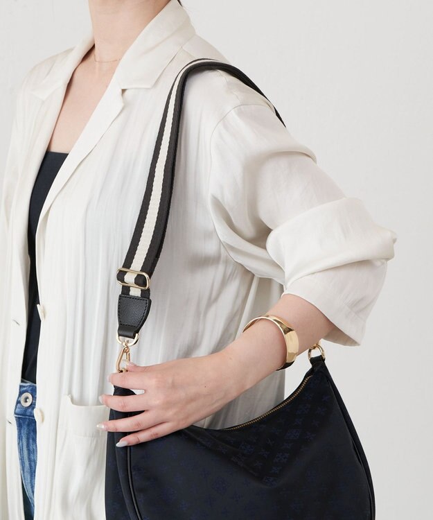 russet アレンジショルダーベルト【アイビーテープ】(CE-1146) Black