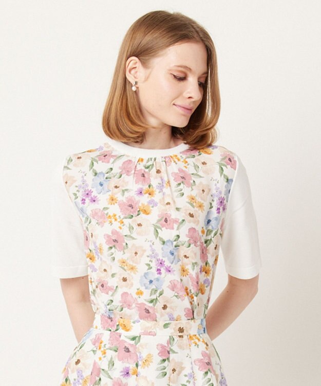 TOCCA 【大人百花掲載】BOTANICAL GARDEN PARTY KNIT プルオーバー アイボリー系