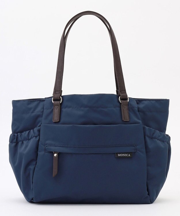 LA BAGAGERIE 【MONICA】ポーチ付き3WAYトートバッグ ネイビー