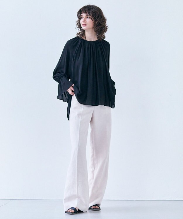 BEIGE， 【GISELe ６月号掲載】CRINUM / ストレートリネンパンツ Light Pink