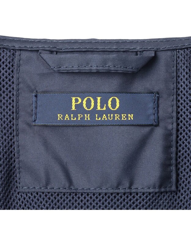 MOONBAT POLO RALPH LAUREN(ポロ ラルフローレン) 【C-zeroはっ水】レインコート ポンチョ 収納袋付き ポロベア ワンポイント 無地 ミリタリー風 ネイビーブルー