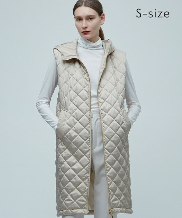 BEIGE， 【S-size】RENARD / フーデッドジレ Beige