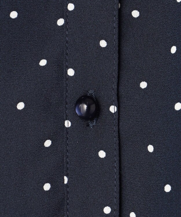 組曲 KIDS 【110-140cm】ラッフルドット ブラウス ネイビー系5