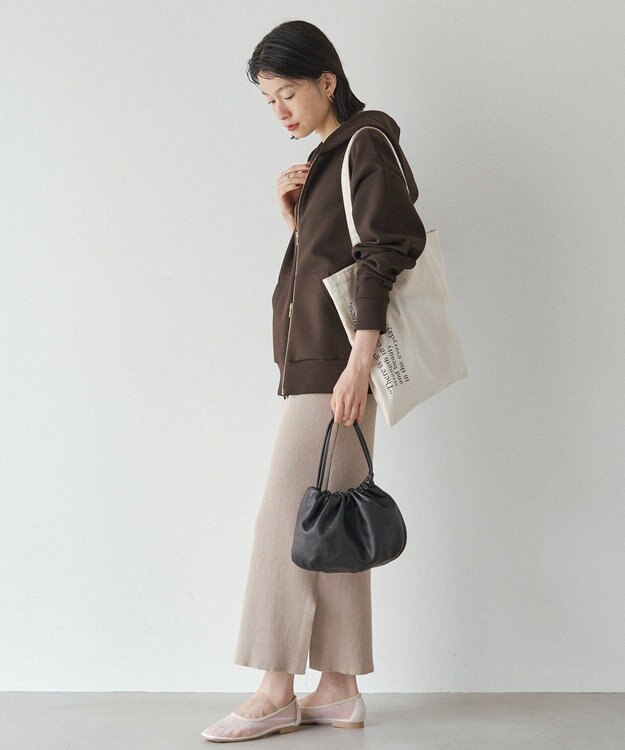 russet ［インフルエンサースタッフ企画］ロゴトートバッグ(Z-221) Kinari