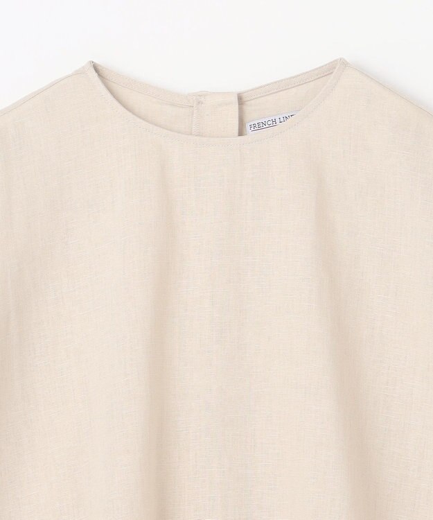 ANY 【洗濯機可能】ライトリネンクロス　チュニック サンドベージュ
