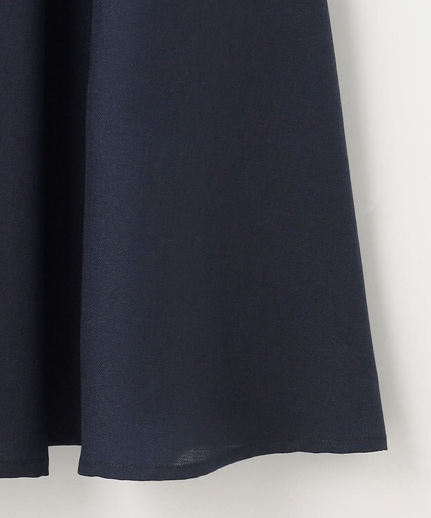 ANY SIS 【速乾・接触冷感】スムージーポリエステル フレアスカート ネイビー