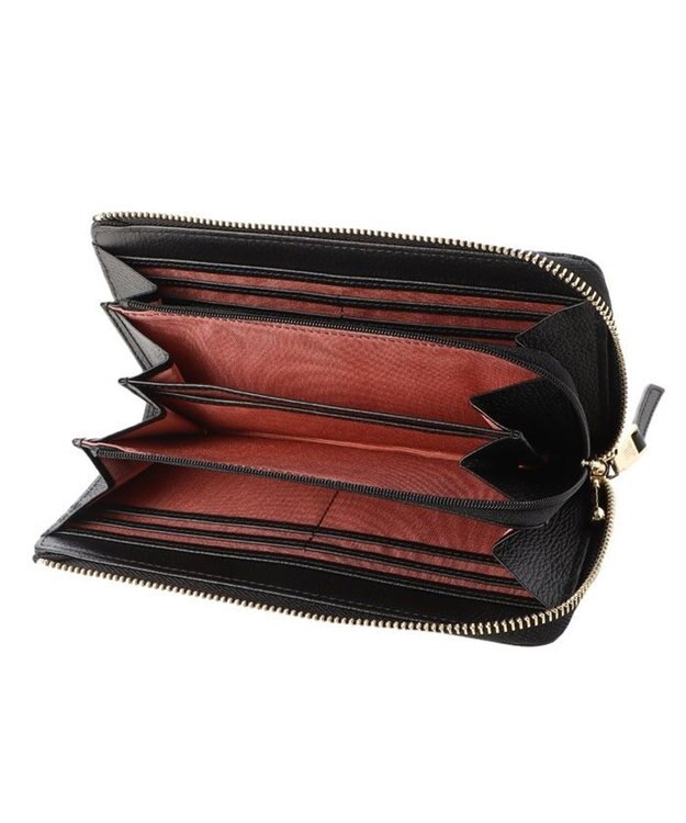 LANVIN en Bleu サンドニ Lファスナー長財布 ブラック