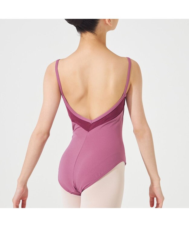 Chacott 【MAY NAGAHISA】ジュニア キャミソールレオタード パンジー