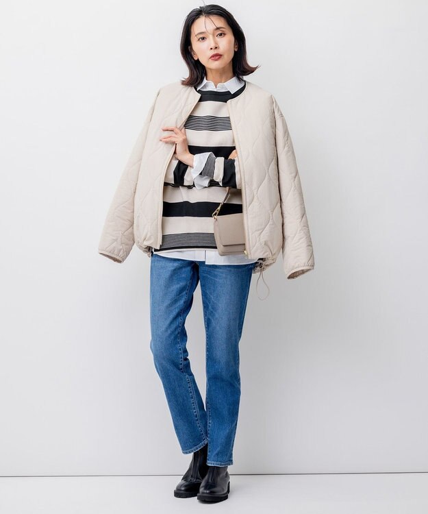 23区 【洗える】CANCLINI ベーシック シャツ ホワイト系