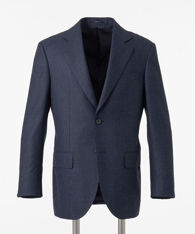 J.PRESS MEN 【ESSENTIAL CLOTHING】コンフォートフランネル スーツ/総裏 ネイビー系