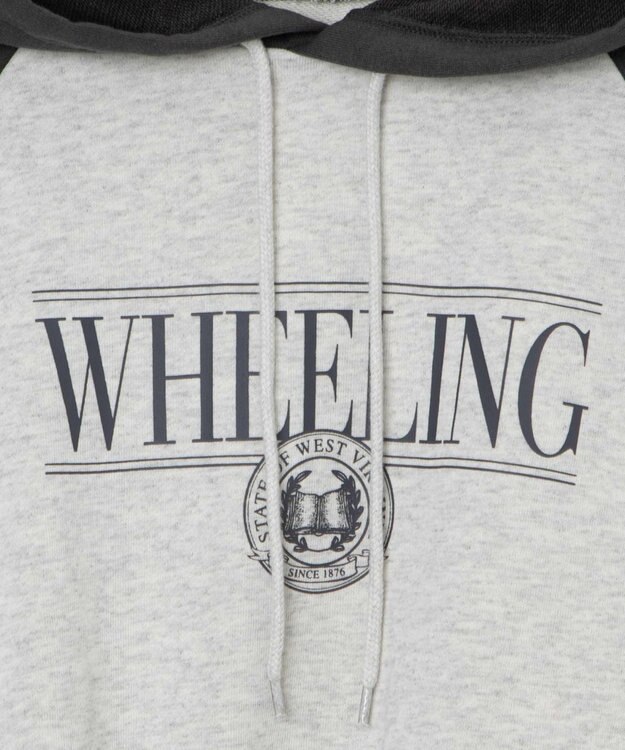 WEGO ラグランショートパーカー スミクロ