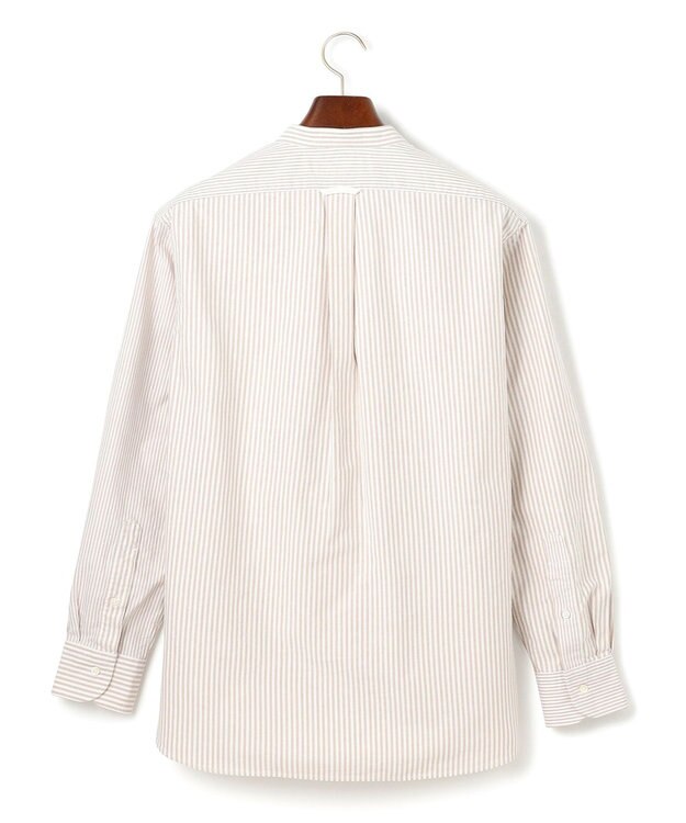 J.PRESS MEN 【IVY COLLECTION】【毎シーズン大好評】バックブル ロンストクレイジーパターン バンドカラーシャツ ベージュ系1