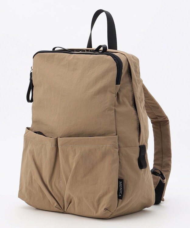 LA BAGAGERIE 【MONICA】フロントポケットバックパック グレージュ