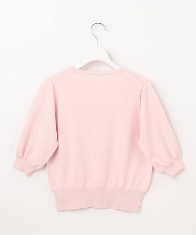 Feroux 【接触冷感・UVカット】ハーフスリーブ カーディガン ピンク系