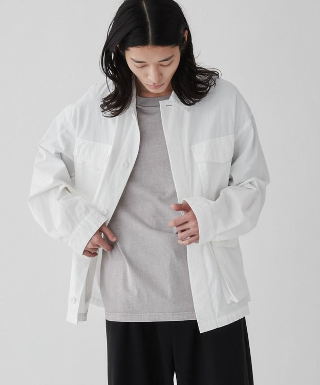 WEGO 【ユニセックス着用ITEM】ファティーグジャケット ホワイト