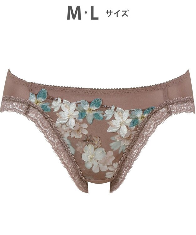 WACOAL ショーツ 【重力に負けないバストケアBra】 はきこみ丈あさめ はきごこちがよい BRB414とペア レディース PRA114 /ワコール ダークブラウン