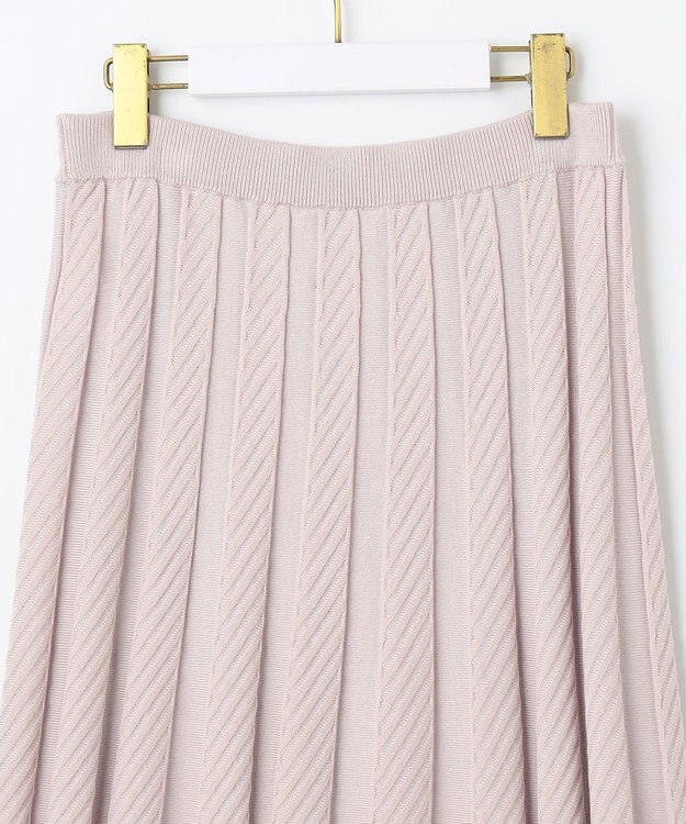 ANY SIS 【2SET】ニットスカート セットアップ ローズグレー