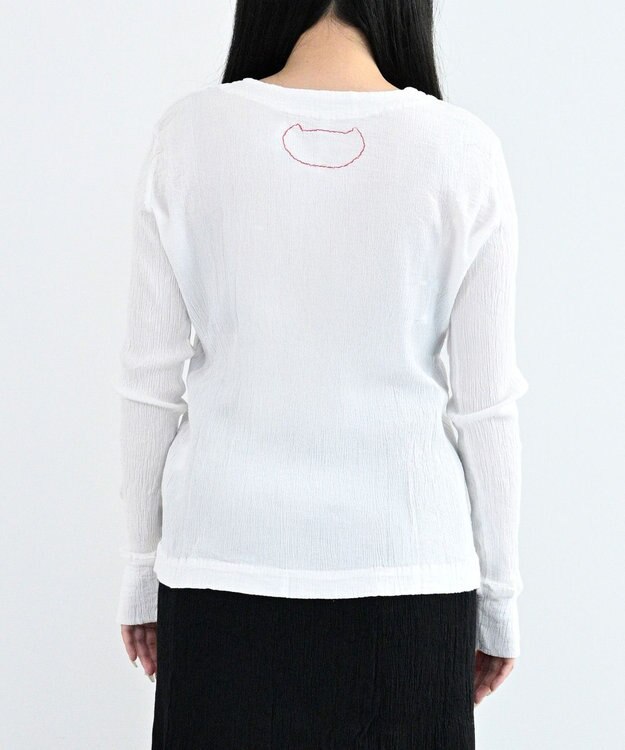 crêprie tsumori chisato creperie LONG SLEEVES T-SHIRT クレプリ 長袖Tシャツ WHITE