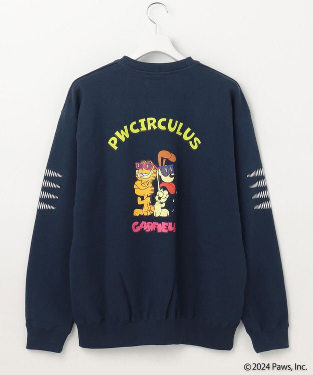 PW CIRCULUS 【MEN】Garfield クルーネックスエット ネイビー系