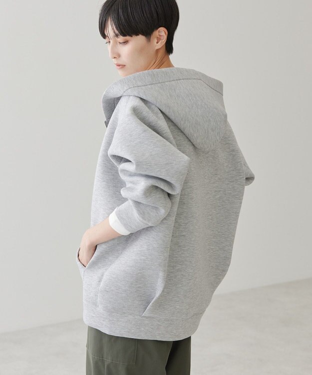 AMERICAN HOLIC ダンボールポンチＺＩＰパーカー Light Gray Mixture