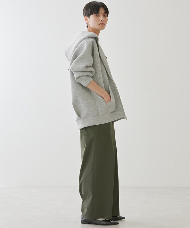 AMERICAN HOLIC ダンボールポンチＺＩＰパーカー Light Gray Mixture