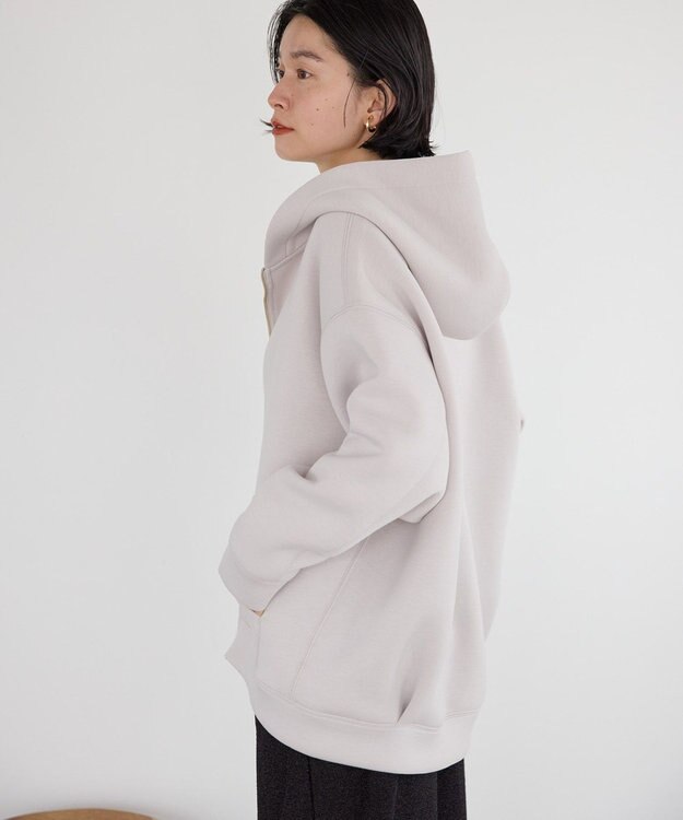 AMERICAN HOLIC ダンボールポンチＺＩＰパーカー Light Gray Mixture