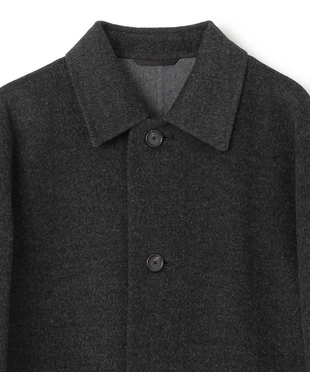 JOSEPH HOMME DOUBLE FACE CASHMERE BALMACHAN COAT グレー系