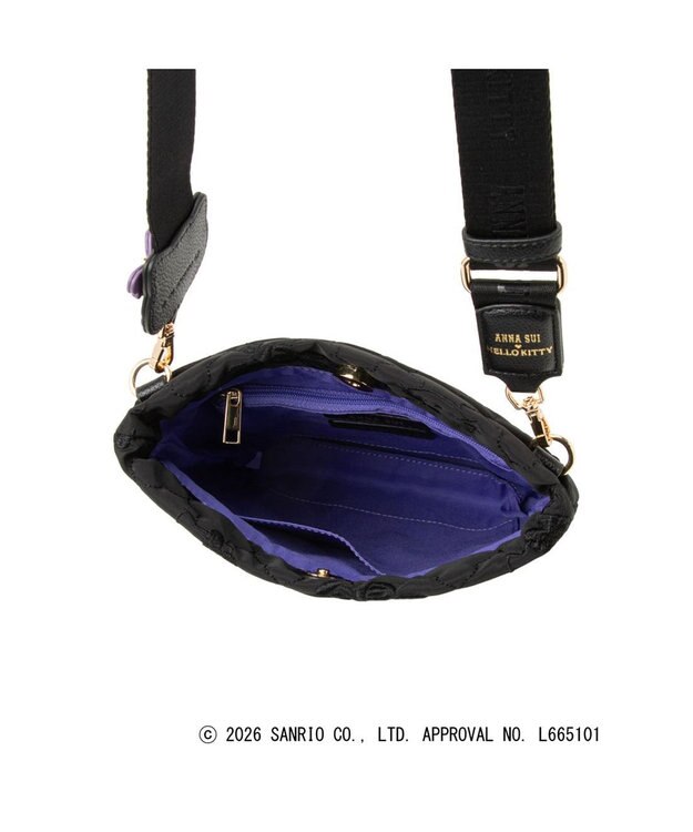 ANNA SUI HELLO KITTY ミニショルダーバッグ クロ