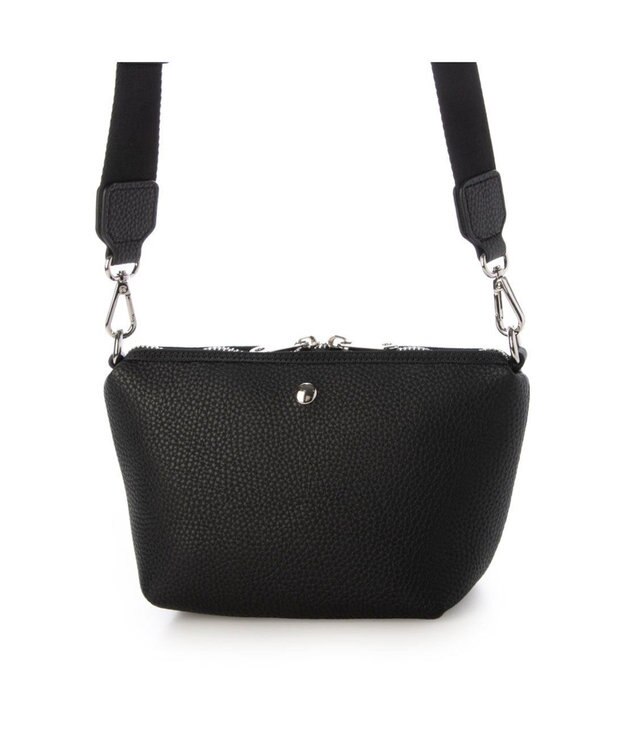 UNBILLION カシュカシュ cachecache / 舟型シュリンクショルダー ブラック