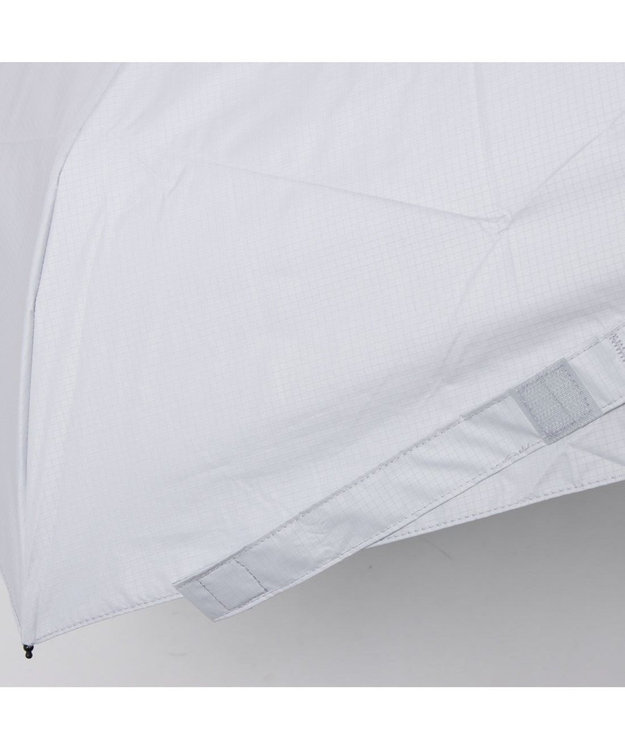 UNBILLION カシュネ cachenez /【晴雨兼用　日傘　UVカット率・遮光率100％生地使用 】PUリップストップ軽量自動開閉折りたたみ傘 ライトグレー