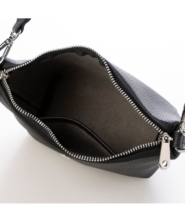 UNBILLION カシュカシュ cachecache / 舟型シュリンクショルダー ブラック