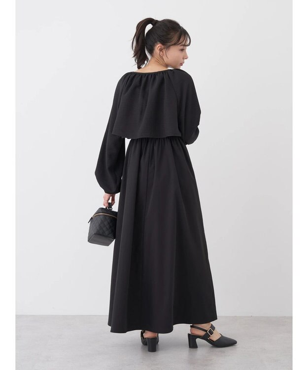 earth music&ecology ラッフルボレロ Black